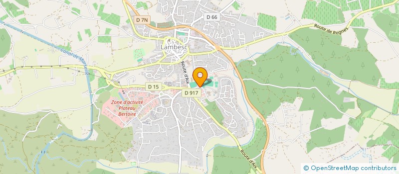 localisation de l'entreprise SELARL PHARMACIE CALYPSO  LAMBESC