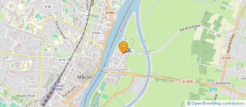 localisation de l'entreprise SELARL PHARMACIE CAO-BROWN  SAINT-LAURENT-SUR-SAONE