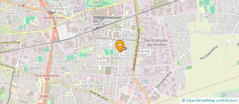 localisation de l'entreprise SELARL PHARMACIE CARRE DE SOI  VAULX-EN-VELIN