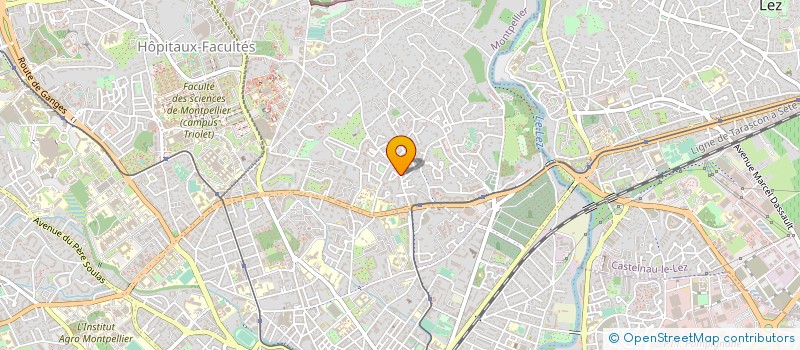 localisation de l'entreprise SELARL PHARMACIE CASES ROUVIERE à MONTPELLIER