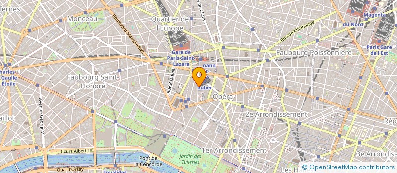 localisation de l'entreprise SELARL PHARMACIE CAUMARTIN OPERA  PARIS