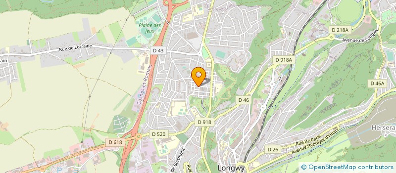 localisation de l'entreprise SELARL PHARMACIE CENTRALE à LONGWY