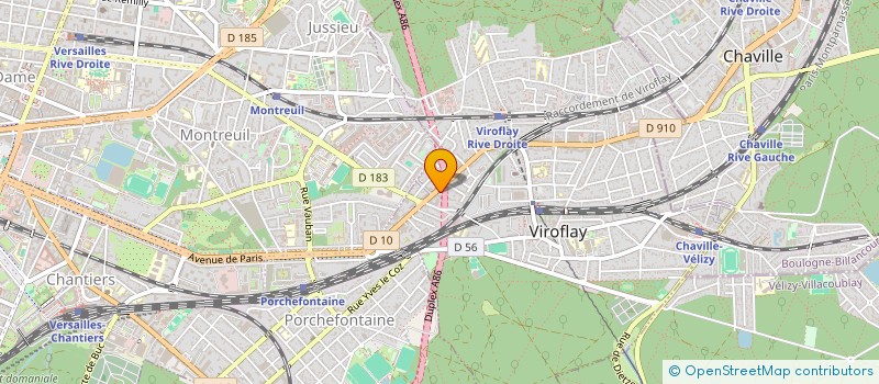 localisation de l'entreprise SELARL PHARMACIE CENTRALE  VIROFLAY