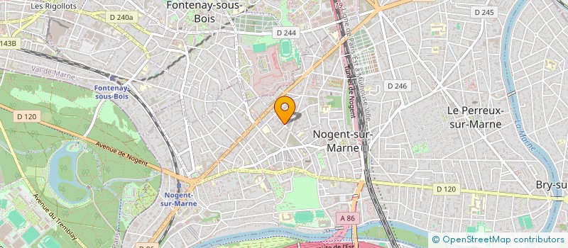 localisation de l'entreprise SELARL PHARMACIE COLIN à NOGENT-SUR-MARNE