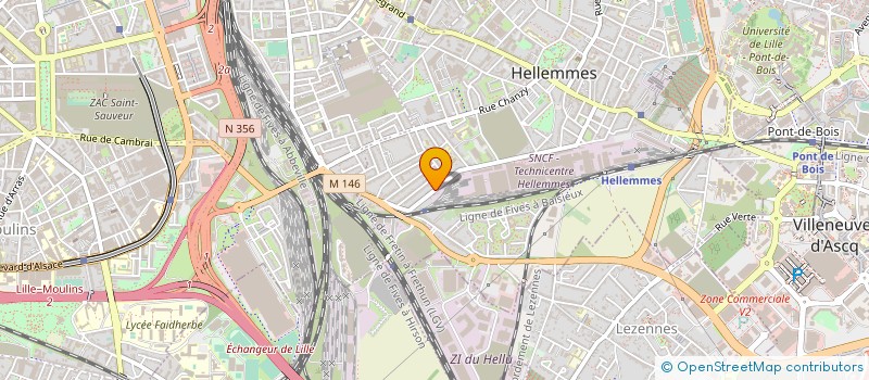 localisation de l'entreprise SELARL PHARMACIE D'HELLEMMES-LILLE à LILLE