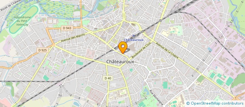 localisation de l'entreprise SELARL PHARMACIE DAGUET à CHATEAUROUX