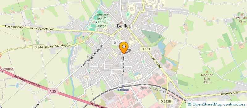 localisation de l'entreprise SELARL PHARMACIE DASSONNEVILLE à BAILLEUL