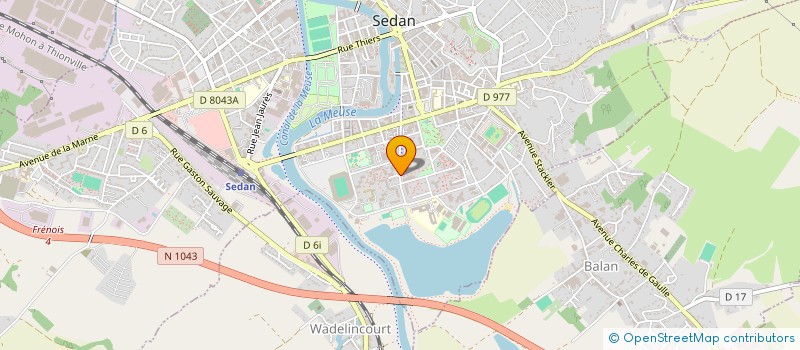 localisation de l'entreprise SELARL PHARMACIE DE BALAN  BALAN