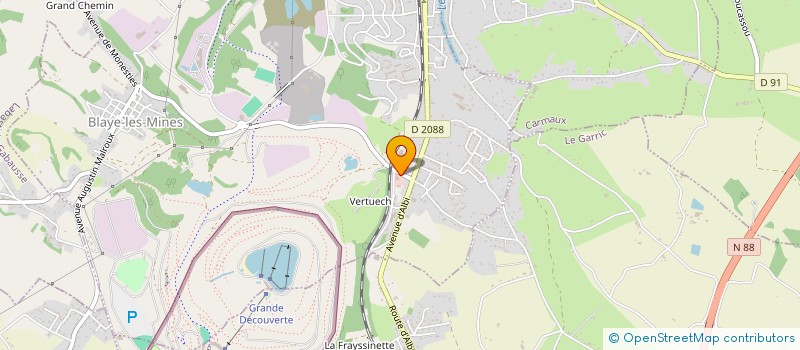 localisation de l'entreprise SELARL PHARMACIE DE BLAYE-LES-MINES  BLAYE-LES-MINES