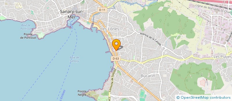 localisation de l'entreprise SELARL PHARMACIE DE BONNEGRACE à SIX-FOURS-LES-PLAGES
