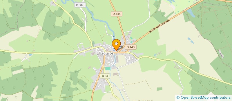 localisation de l'entreprise SELARL PHARMACIE DE CHAOURCE  CHAOURCE
