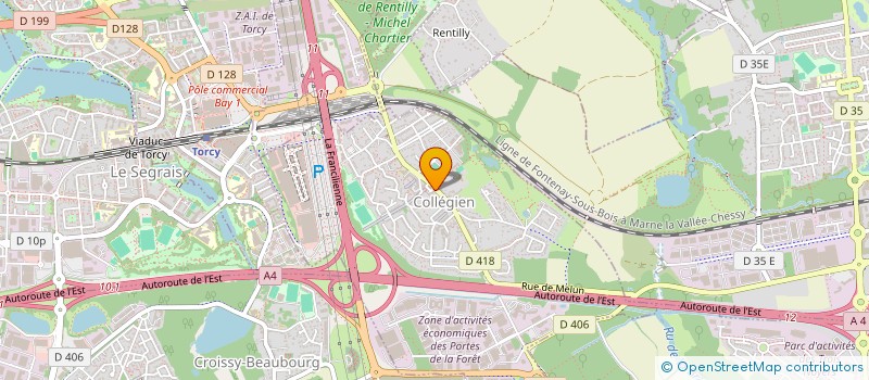 localisation de l'entreprise SELARL PHARMACIE DE COLLEGIEN  COLLEGIEN