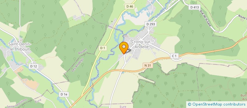 localisation de l'entreprise SELARL PHARMACIE DE CROISY  CROISY-SUR-ANDELLE