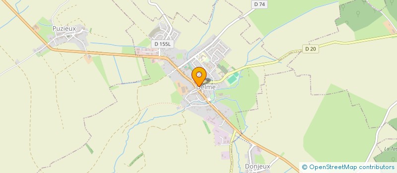 localisation de l'entreprise SELARL PHARMACIE DE DELME  DELME