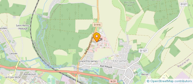 localisation de l'entreprise SELARL PHARMACIE DE FITZ JAMES  FITZ-JAMES