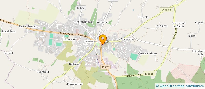 localisation de l'entreprise SELARL PHARMACIE DE GRAND CHAMP  GRAND-CHAMP