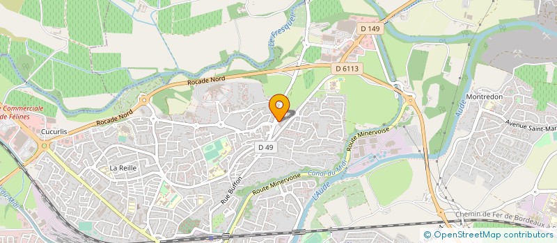 localisation de l'entreprise SELARL PHARMACIE DE GRAZAILLES  CARCASSONNE