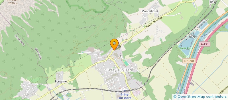 localisation de l'entreprise SELARL PHARMACIE DE GRESY à GRESY-SUR-ISERE