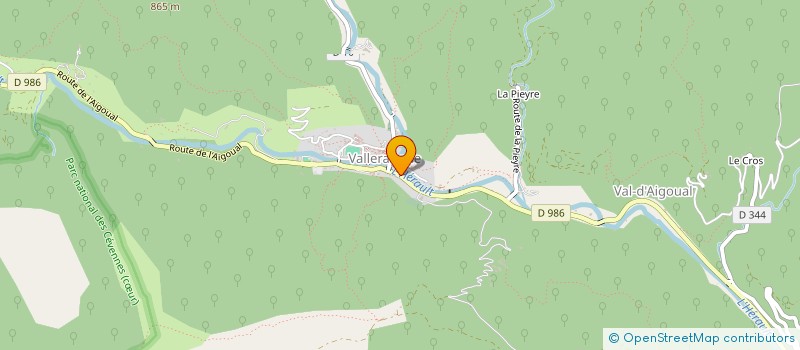 localisation de l'entreprise SELARL PHARMACIE DE L'AIGOUAL  VAL-D'AIGOUAL