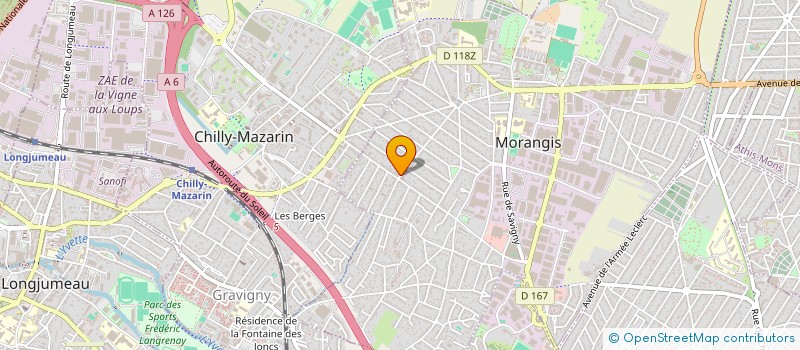 localisation de l'entreprise SELARL PHARMACIE DE L'AVENIR à MORANGIS