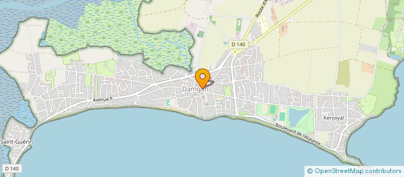 localisation de l'entreprise SELARL PHARMACIE DE L'ESTRAN  DAMGAN