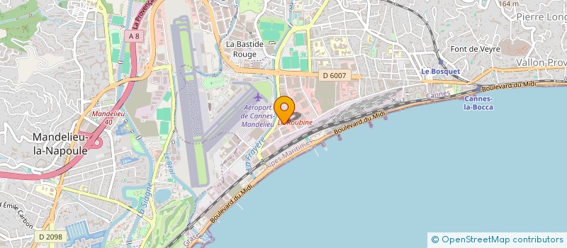 localisation de l'entreprise SELARL PHARMACIE DE LA BASTIDE ROUGE à CANNES