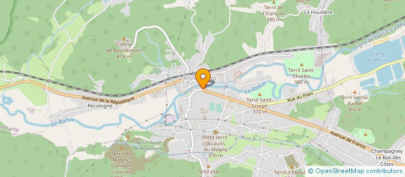 localisation de l'entreprise SELARL PHARMACIE DE LA CHAPELLE  RONCHAMP