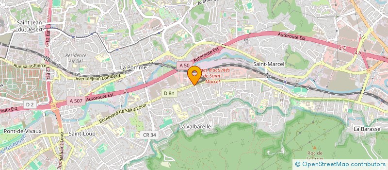 localisation de l'entreprise SELARL PHARMACIE DE LA COLLINE  MARSEILLE