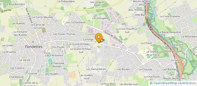 localisation de l'entreprise SELARL PHARMACIE DE LA FORGE  FONDETTES