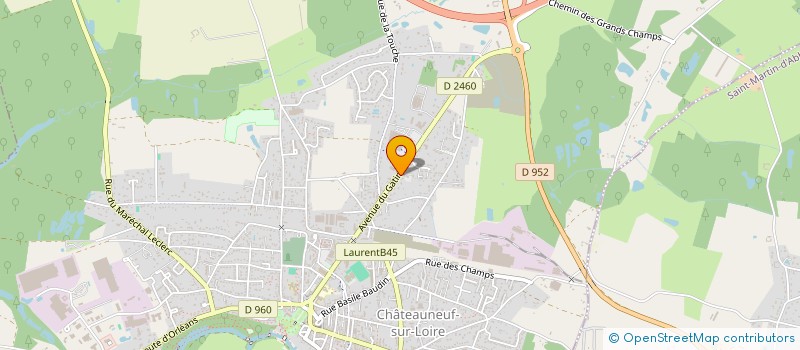 localisation de l'entreprise SELARL PHARMACIE DE LA LOIRE  CHATEAUNEUF-SUR-LOIRE