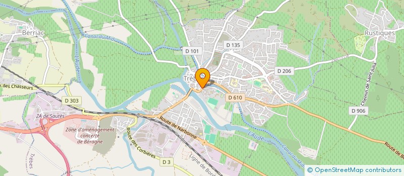 localisation de l'entreprise SELARL PHARMACIE DE LA MAIRIE  TREBES