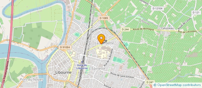 localisation de l'entreprise SELARL PHARMACIE DE LA MARNE  LIBOURNE