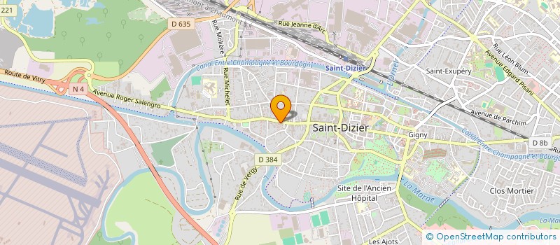 localisation de l'entreprise SELARL PHARMACIE DE LA NOUE à SAINT-DIZIER