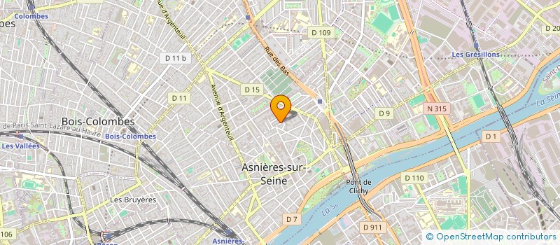 localisation de l'entreprise SELARL PHARMACIE DE LA PAIX  ASNIERES-SUR-SEINE