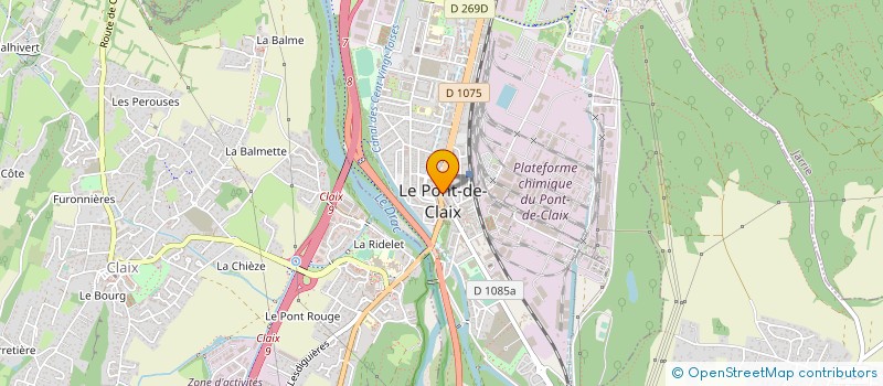 localisation de l'entreprise SELARL PHARMACIE DE LA PLACE à LE PONT-DE-CLAIX
