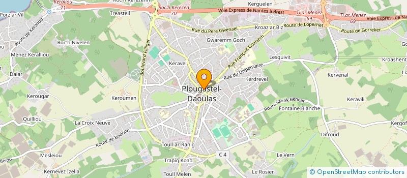 localisation de l'entreprise SELARL PHARMACIE DE LA RADE à PLOUGASTEL-DAOULAS