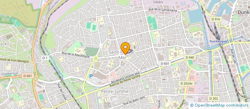 localisation de l'entreprise SELARL PHARMACIE DE LA REPUBLIQUE à DUNKERQUE