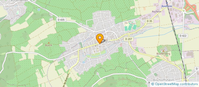 localisation de l'entreprise SELARL PHARMACIE DE LA ROSE  ROSHEIM