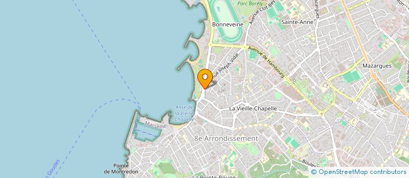 localisation de l'entreprise SELARL PHARMACIE DE LA VIEILLE CHAPELLE à MARSEILLE