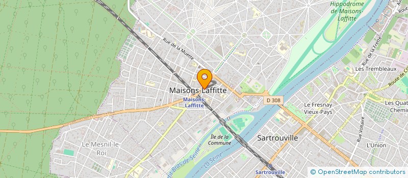 localisation de l'entreprise SELARL PHARMACIE DE LONGUEIL  MAISONS-LAFFITTE