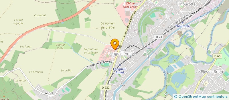 localisation de l'entreprise SELARL PHARMACIE DE LONGUEIL-ANNEL  LONGUEIL-ANNEL