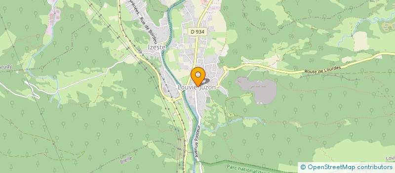 localisation de l'entreprise SELARL PHARMACIE DE LOUVIE  LOUVIE-JUZON