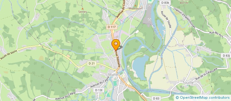 localisation de l'entreprise SELARL PHARMACIE DE MANE  MANE