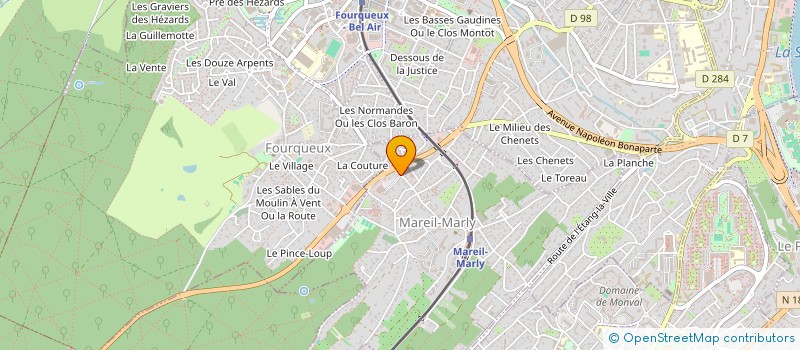 localisation de l'entreprise SELARL PHARMACIE DE MAREIL MARLY  MAREIL-MARLY