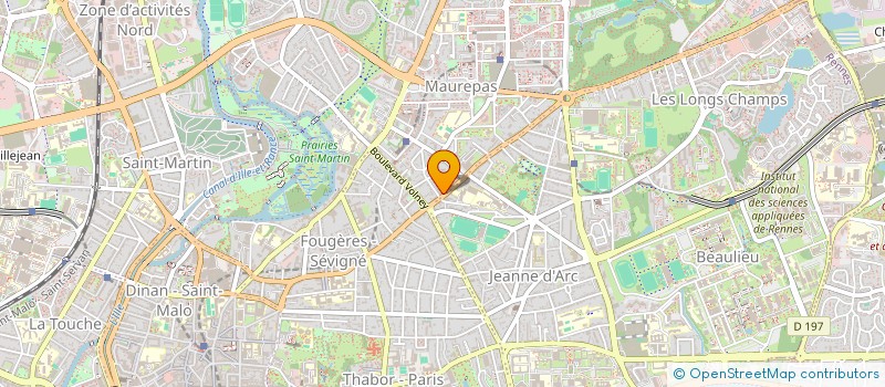 localisation de l'entreprise SELARL PHARMACIE DE MAUREPAS  RENNES