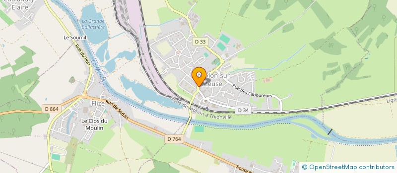 localisation de l'entreprise SELARL PHARMACIE DE NOUVION SUR MEUSE  NOUVION-SUR-MEUSE