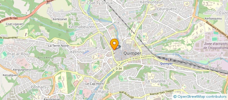 localisation de l'entreprise SELARL PHARMACIE DE PARIS à QUIMPER