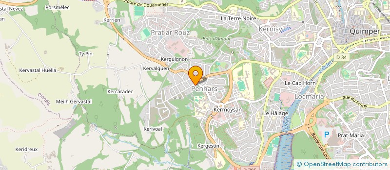 localisation de l'entreprise SELARL PHARMACIE DE PENHARS à QUIMPER