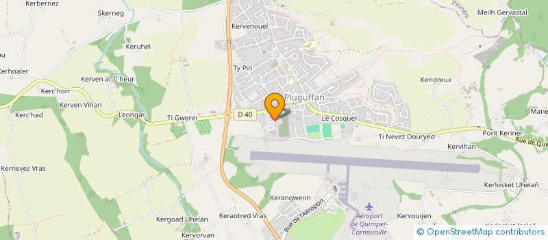 localisation de l'entreprise SELARL PHARMACIE DE PLUGUFFAN  PLUGUFFAN