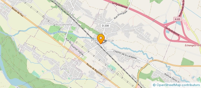 localisation de l'entreprise SELARL PHARMACIE DE POEY-DE-LESCAR  POEY-DE-LESCAR